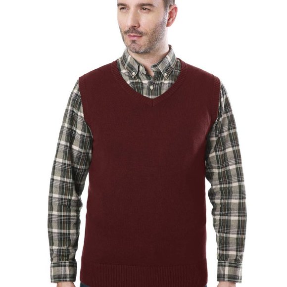 Men's V-Neck Casual Sleeveless Sweater